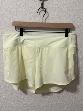 lululemon athletica Yellow Athletic Shorts
